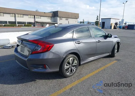 2018 Honda Civic Ex-L из США, поврежденный, VIN JHMFC1F76JX011250